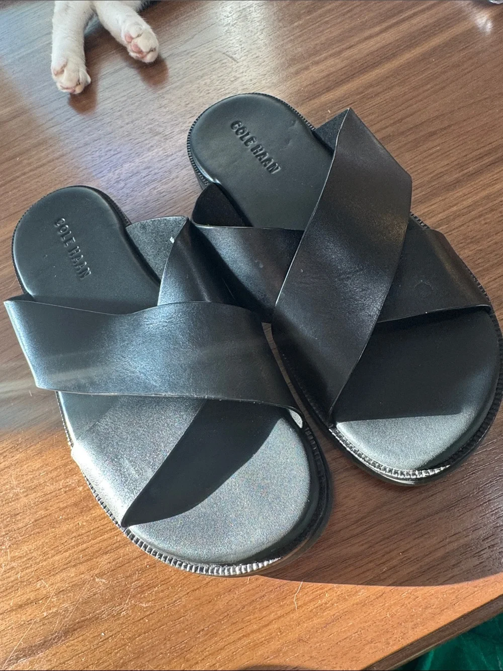 Coke Haan leather sandals